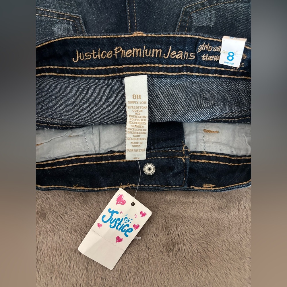 NWT Justice Premium Girls Shorts Size 8 - Picture 5 of 5